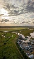 River Deben mud tributary flood plain in Suffolk photo