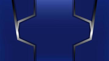 Minimal background dark blue with four indentations, suitable for design needs, display, website, UI, and others photo
