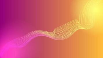 Abstract background with pink and yellow colors and wavy lines in the middle, suitable for design needs, display, website, UI, and others photo