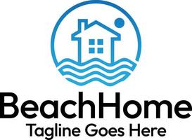 Beach Home Logo vector