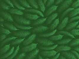 Green Palm Leaf Texture Background vector