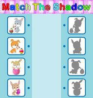 Find the correct shadow of the rabbit vector