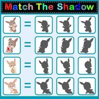 Find the correct shadow of the rabbit vector