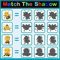 Find the correct shadow of the bee vector