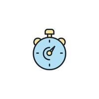 Stopwatch icons  symbol vector elements for infographic web
