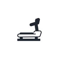 Treadmill icons  symbol vector elements for infographic web