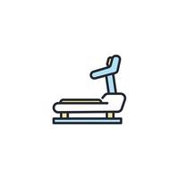 Treadmill icons  symbol vector elements for infographic web