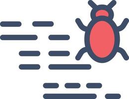 bug vector illustration on a background.Premium quality symbols.vector icons for concept and graphic design.