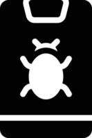 bug vector illustration on a background.Premium quality symbols.vector icons for concept and graphic design.