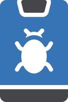 bug vector illustration on a background.Premium quality symbols.vector icons for concept and graphic design.
