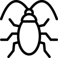 ilustración de vector de cucaracha en un fondo. símbolos de calidad premium. iconos vectoriales para concepto y diseño gráfico.