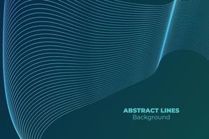 Abstract Wave Lines Background vector. modern stream background. Vector Background Illustration. Dynamic abstract line vector background