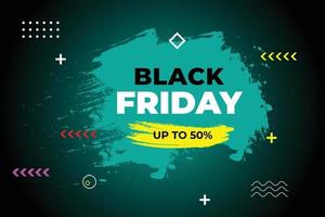 Black Friday sale poster. Commercial discount event banner. Black background textured. Vector business illustration. Black Friday vector illustration. Black Friday sale banner layout design