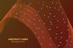 Abstract Wave Lines Background vector. modern stream background. Vector Background Illustration. Dynamic abstract line vector background