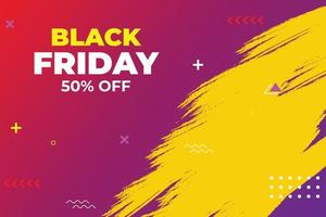 Black Friday sale poster. Commercial discount event banner. Black background textured. Vector business illustration. Black Friday vector illustration. Black Friday sale banner layout design