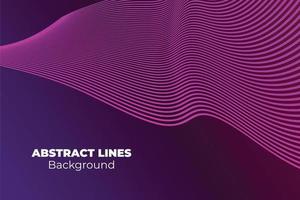 Abstract Wave Lines Background vector. modern stream background. Vector Background Illustration. Dynamic abstract line vector background