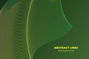 Abstract Wave Lines Background vector. modern stream background. Vector Background Illustration. Dynamic abstract line vector background