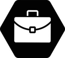 Icono bolsa, trabajo, maleta, maletín vector