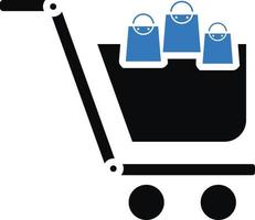 Basket, carry, cart icon vector