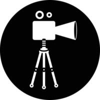 Camera, old, retro icon vector