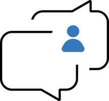 chat, comentarios, icono de comunicación vector