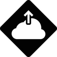 icono copia de seguridad, nube, carga vector