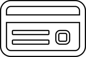 Billing, card, credit card icon vector