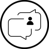 chat, comentarios, icono de comunicación vector