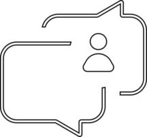 Chat, comments, communication icon vector