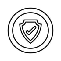 icono de vector de token de seguridad