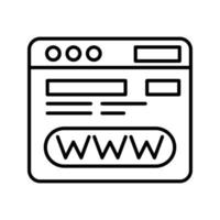 Browser Vector Icon