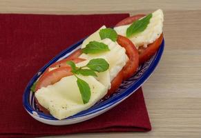 Caprese on wood photo