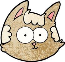 Vector cat character in cartoon style