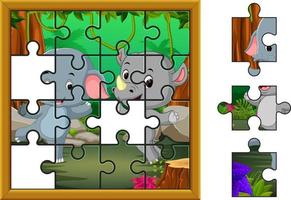 Kids Puzzle Vector Art, Icons, and Graphics for Free Download