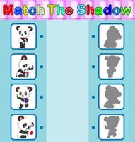 Find the correct shadow of the panda vector