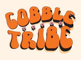 diseño de camiseta de acción de gracias vector