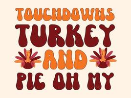 Thanksgiving t-shirt design vector