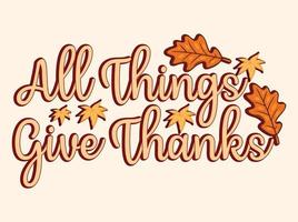 Thanksgiving t-shirt design vector