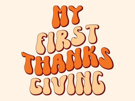 diseño de camiseta de acción de gracias vector