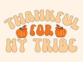 Thanksgiving t-shirt design vector