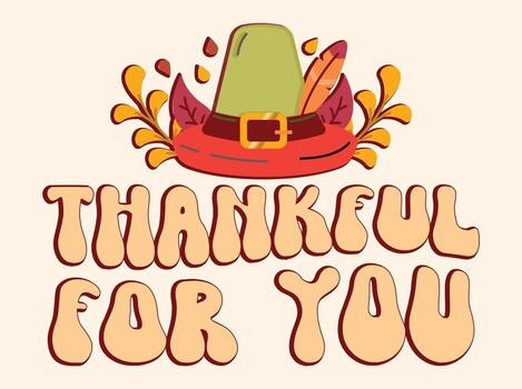 diseño de camiseta de acción de gracias vector