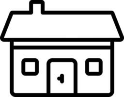 line icon for residential vector