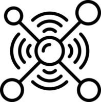 line icon for network vector