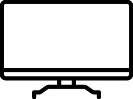 line icon for computer vector