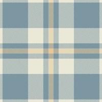 Plaid check pattern. Seamless fabric texture. Tartan textile print. vector