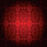 Red vintage seamless background with abstract pattern vector