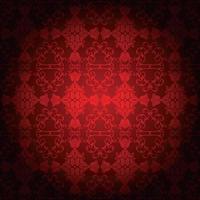 Red vintage seamless background with abstract pattern vector