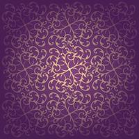 Floral purple baroque background vector illustration