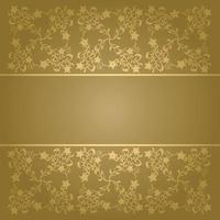 Vector baroque background with flowers