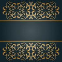 Background baroque vector with flowers